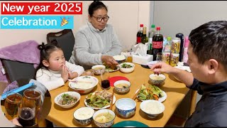 Our new year celebration with Japanese food 🍱// Happy new year 2025🥳