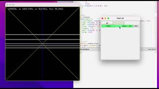 test matrix: SuperCollider + openFrameworks