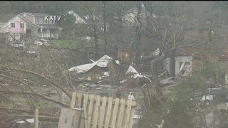 Tornado confirmed near Little Rock, Arkansas