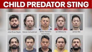 Undercover child predator string in Fairfax County leads to 10 arrests