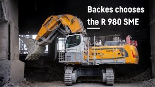 Liebherr - Backes chooses the R 980 SME