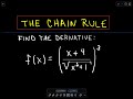 Using the Chain Rule - Harder Example #2 Using the Chain Rule - Harder Example #2