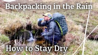 Backpacking & Camping in the Rain - Tips to Stay Dry & Enjoy the Wet Weather