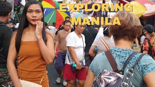Crazy Busy Crowds In Manila Philippines -  Come Walk With Me!