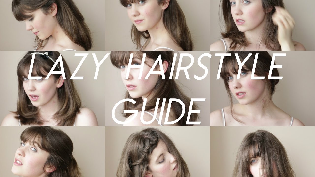 How To Style Bangs Hair Tutorial Youtube