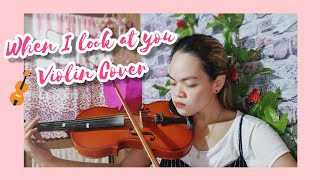 When I Look At You by Miley Cyrus (Violin cover) | Lil Niecole