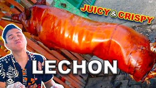 Japanese Try Famous Crispy Lechon and see his reaction in Talisay, Cebu