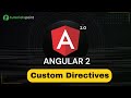 Angular 2 Custom Directives | Angular 2 Training | Tutorialspoint