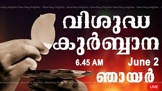 Holy Mass I Malayalam Mass I June 2 I Sunday I Qurbana I 6.45 AM