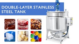 How to use ZS-MB2000LH Double-Layer Stainless Steel Heating Mixing Tank