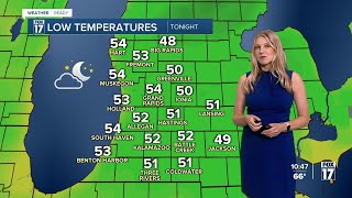 Tuesday Night Forecast: Patchy fog tonight, warm days continue