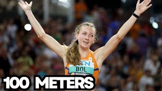Wow!! Femke Bol Runs her Fastest 100 Meters Ever || Track and Field 2024