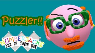 Numberjacks Are On Their Way - The Puzzler Song (Official Music Video)