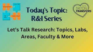 Research and Involvement: Research Topics, Labs, Areas, Faculty, and More