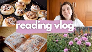 WEEKLY READING VLOG | books, plants, baking, and learning Icelandic [CC]