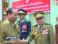 ຂ່າວ ປກສ laopstv news ພິທີປະກາດການເລື່ອນຊັ້ນ ພັອ ຂື້ນຊັ້ນ ພົຈວ ໃຫ້ນາຍຕຳຫຼວດຂັ້ນສູງກະຊວງ ປກສ