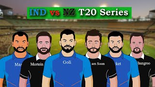 India vs New Zealand T20 Series
