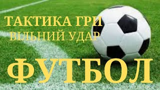 Тактика гри.Вільний удар у футболі #фізкультура #дистанційне #школа #футбол