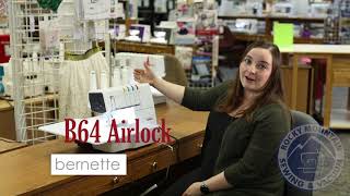 Take a look at the new Bernette B64 Airlock, available now at Rocky Mountain Sewing and Vacuum!