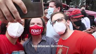 #2OutForaBolsonaro - Gleisi Hoffmann - Ato Nacional Fora Bolsonaro em SP