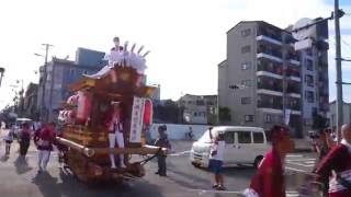 平成28年大阪市生野区清見原神社合祀記念祭十周年記念曳行４