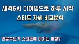 새벽6시, 아침을 깨우는 수영스타트 분석