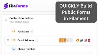 FilaForms Plugin: Drag-Drop Editor to Build Custom Forms