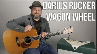 Wagon Wheel Darius Rucker Easy Acoustic Guitar Tutorial + Lesson