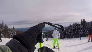 Borovets - Sitnyakovo 1 - Skiing Blue Run Bulgaria January