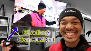 DJI Action 5 Firmware Update for Clean HDMI Out