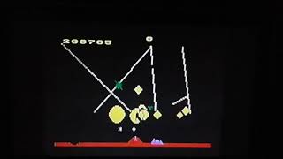 Missile Command 358,755 on Atari 5200