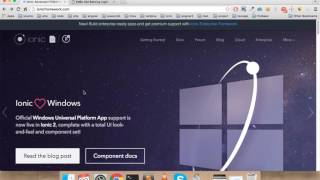 Getting started with ionic 2 - Part 1