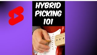 Hybrid Picking 101 [Intermediate Guitar Lesson] #shorts