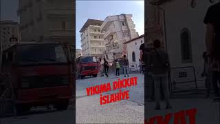 İSLAHİYE DOĞMAR KARŞISI BİNANI YIKIM ANI