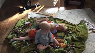Triplets wrestling