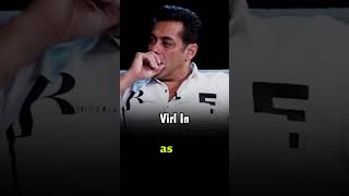 You need to WORK Hard says Salman Khan | #motivation Virl In #shorts