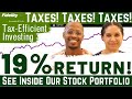 How We Reduce or Avoid Taxes With Tax Efficient Investing | See Our Portfolio (Ep. 5)