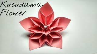 How to make Kusudama Paper Flower || Kusudama flower tutorial for beginners