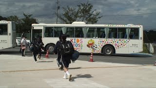 楢葉の小中学校で初の原発避難訓練