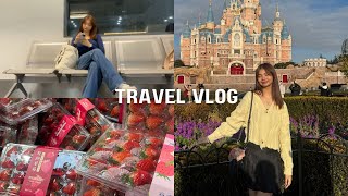 travel vlog | exploring shanghai, disneyland, paggs airport lounge