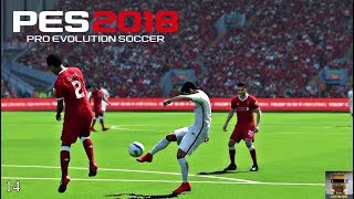 【LRTINTER】实况足球2018 联机对战 上海上港武球王世界波 PES2018