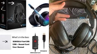 Unboxing of Xiberia V20 Gaming Headset with USB Port \u0026 7.1 Surround Sound, Mic \u0026 Soft Earmuffs