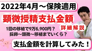 【2022年4月保険適用】顕微授精の支払金額をシミュレーションしてみました。【妊活不妊治療情報】