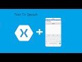 How To Text To Speech In Xamarin Forms  tutorial 7