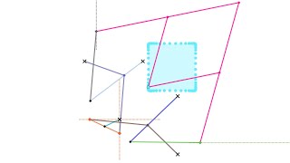 GeoGebra | Linkage for Drawing an Approximate Square - 2D Variant