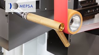 Robotic cell for grinding basin mixers - MEPSA CRE650EF