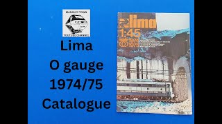 Lima model railways O gauge catalogue 1974 / 1975 international full look through from Mangley Town