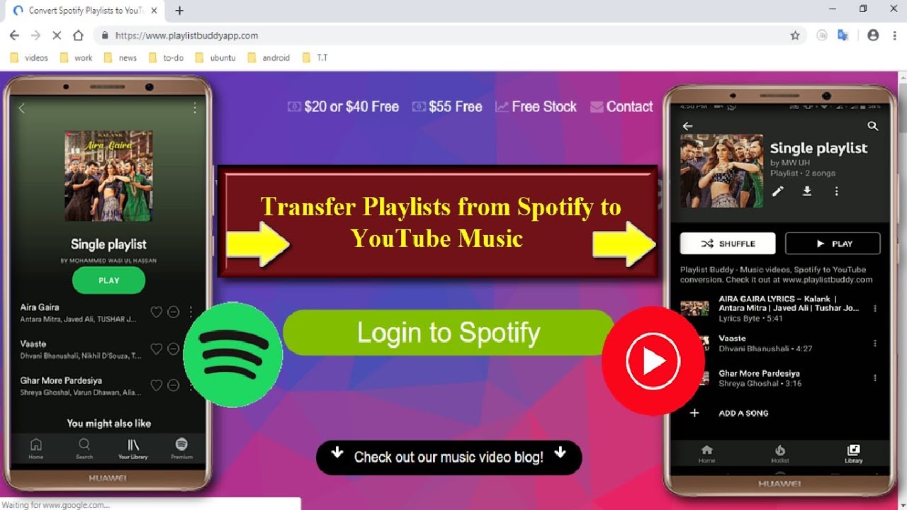 How To Transfer Playlists From Spotify To YouTube Music Easily - YouTube