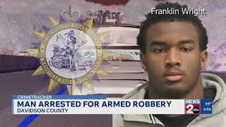 Nashville authorities arrest man accused of armed robbery