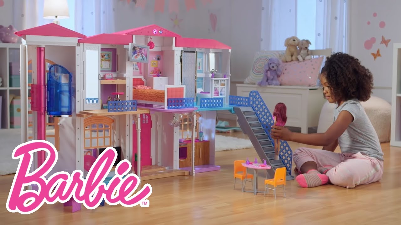 The Interactive Barbie "Hello Dreamhouse" At Play | @Barbie - YouTube